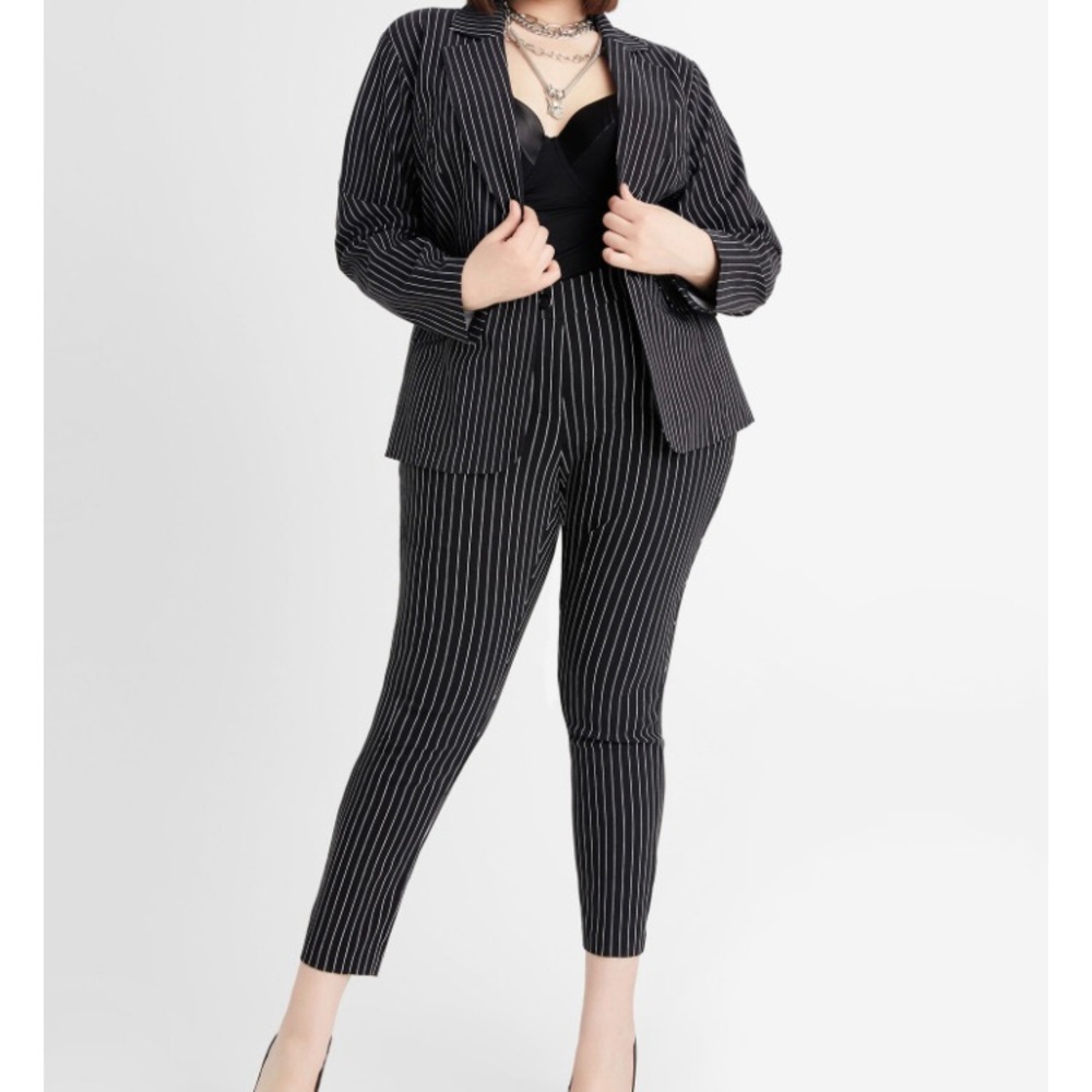 NWT Pinstripe pant set
